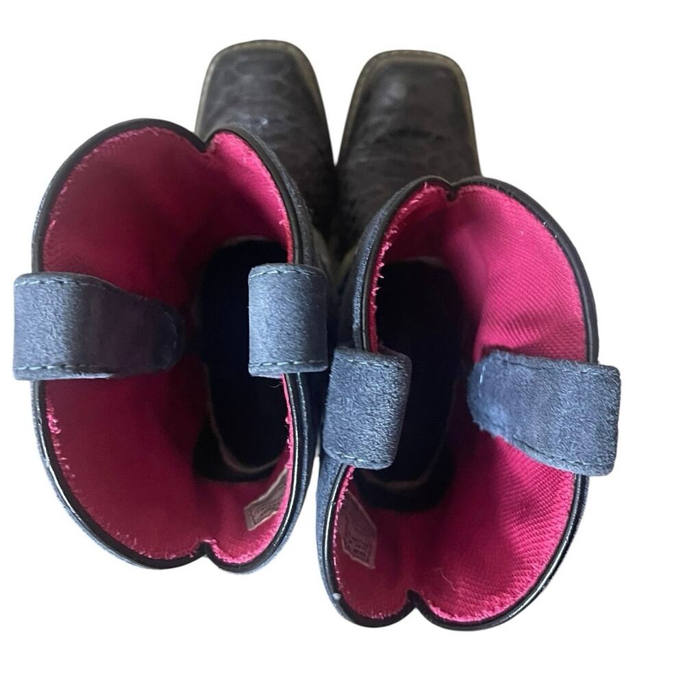 Ariat Doll Baby Womens 7 Suede Floral Western Boho Boots 16209 Artsy  Whimsical - Picture 8 of 9